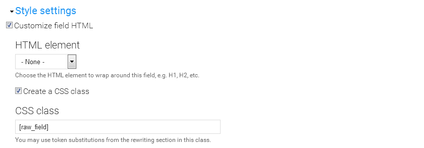 Drupal Views Conditional Formatting Definition